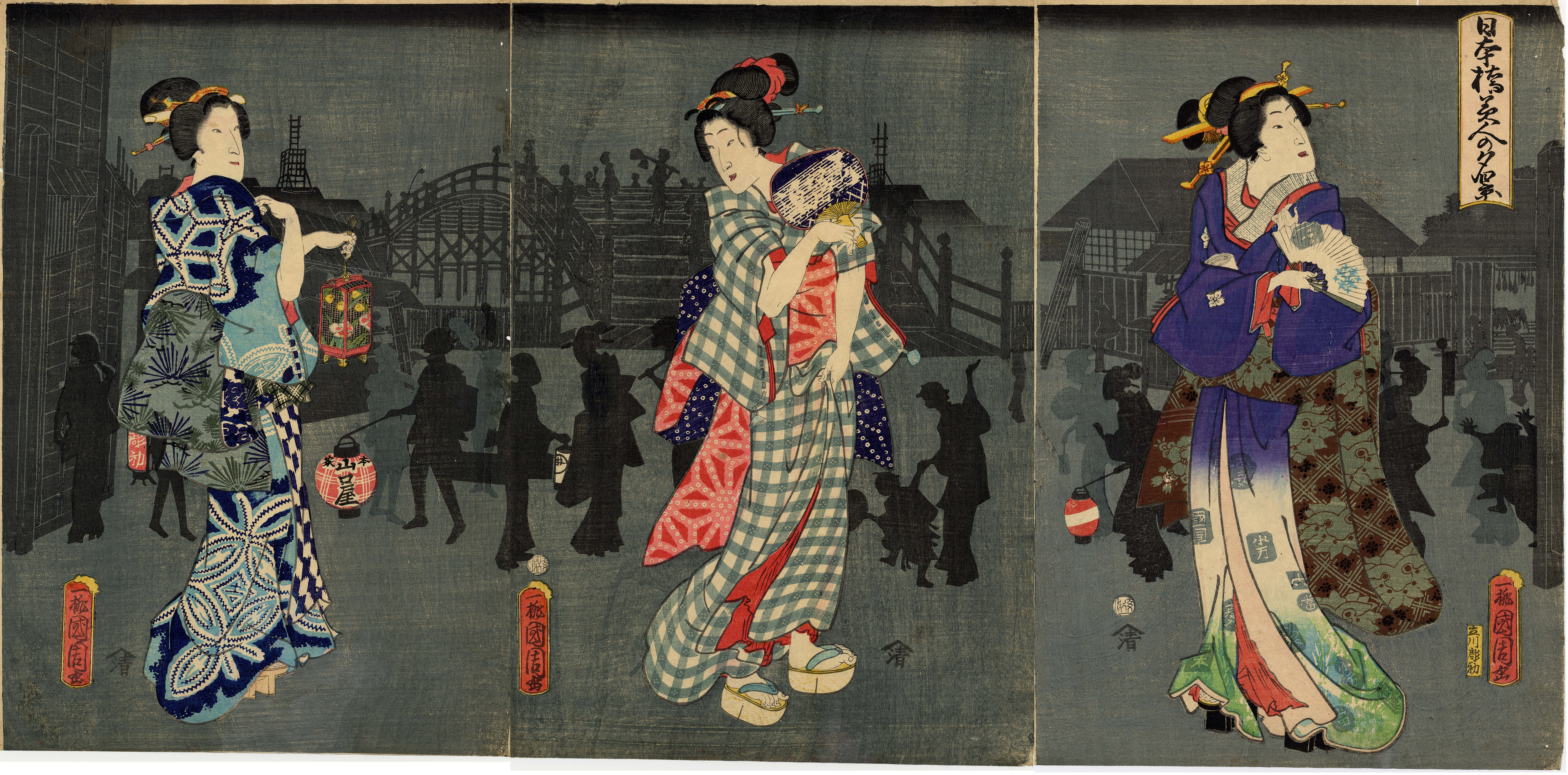 日本橋美人の夕景 | 神田明神 ONLINE MUSEUM